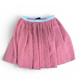 Kidpik Pink Swiss Dot Skirt Girls XL 14 Sparkle Elastic Waist Lined